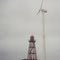 Wind turbine near Den Oever, Friesland/Noord-Holland, Netherlands.