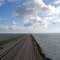 Abschlussdeich (Afsluitdijk) des IJsselmeeres