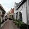 Waspik: View on Havendijk with beautiful historic houses.